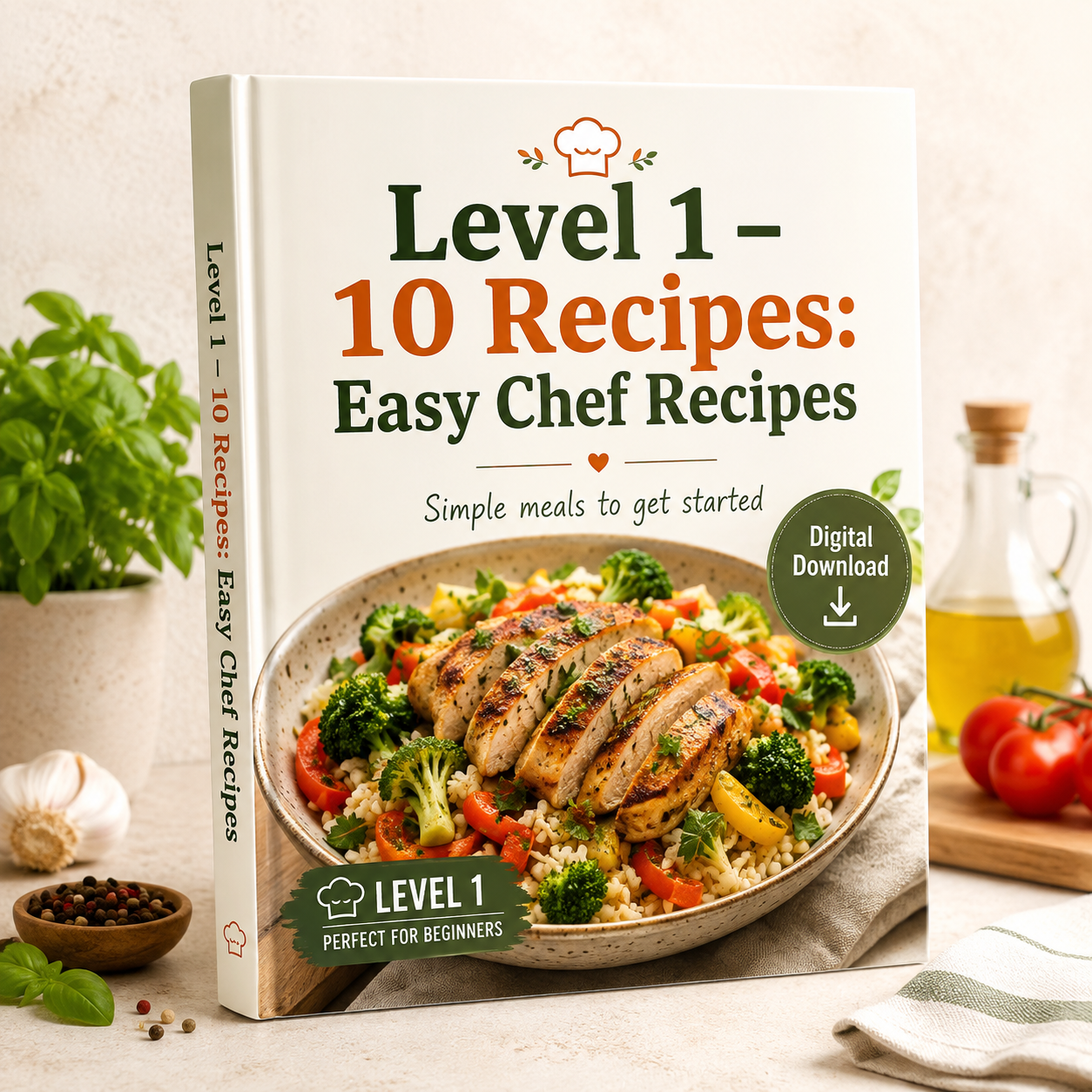 Level 1 – 10 Recipes: Easy Cooking Starter Pack
