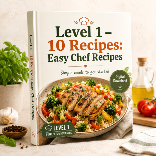 Level 1 – 10 Recipes: Easy Cooking Starter Pack